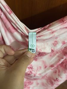 pink floral maxi dress