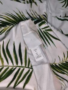 Tropical Palm Print One Piece Swimsuit