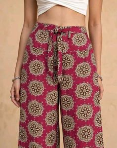 Women Wide Leg Floral Palazzo Pant