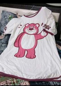 Cute Bear  night t-shirt
