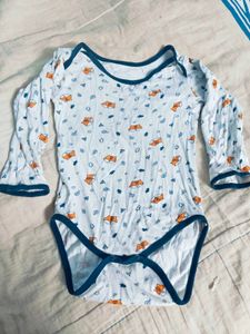 Cute Fox Print Bodysuit