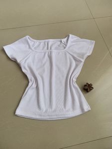 combo Cute Pink Square Neck Top