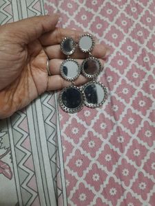 Mirror Work Earrings