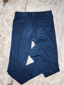 Classic Dark Wash Denim Jeans