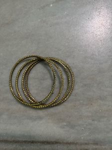 Sparkling CZ Bangle Set