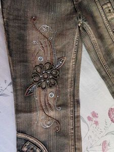 Embellished Flare Y2k VintageJeans
