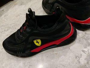 Black Ferrari Inspired Sneakers