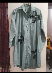 KARIGARR brand Kurta with Floral Appliques