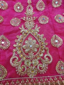 New Peachy Pink Embroidered Lehenga Set