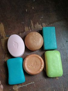 Handmade Pink Oval Soap Bar