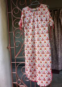 Anouk Cotton Beautiful Kurta With Stylish Sleeves