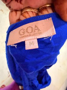 Goa Vibrant Blue Maxi Dress