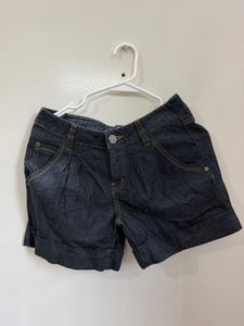 Dark Wash Denim Shorts