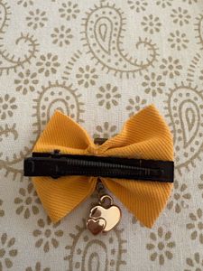 combo of two Cute Bow Hair Clip with Charm