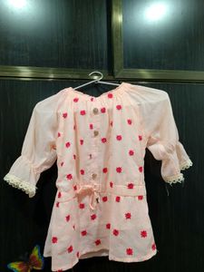 Girls' Embroidered Top