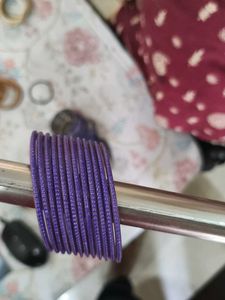 Vibrant Purple Bangles Set