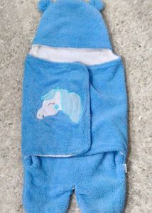 Cozy Blue Baby Sleeping Bag
