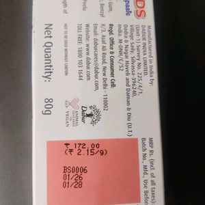 Johnson's Baby Shampoo &amp; Dabur Kids Toothpaste