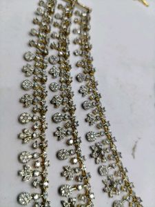 1Gm Gold Exquisite Layered Necklace with 2 jhumk