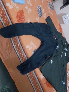 Crazy Chips Dark Green Blouse