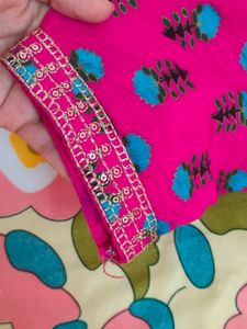 Pink Printed Kurti For Women