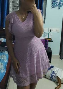 dreamy lavender dress