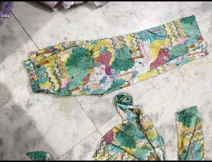 Abstract Tree Print Button-Up &amp; Pants Set