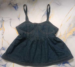 Denim Babydoll Dress