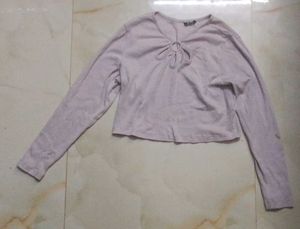 Cute Lilac Long Sleeve Top