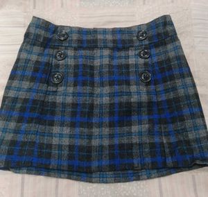 Plaid Mini Skirt