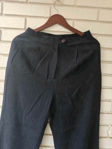 Warm Chic High-Waisted Wide-Leg Pants