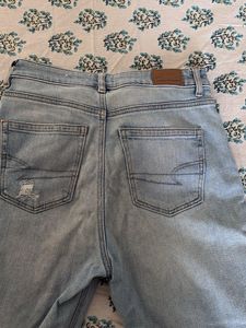 Light Wash Distressed Jeans