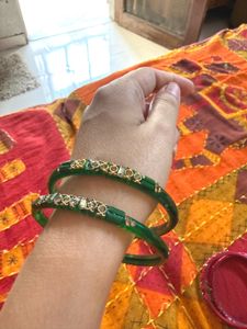 Any 1 Glass Bangle Set | Dazzling Colours