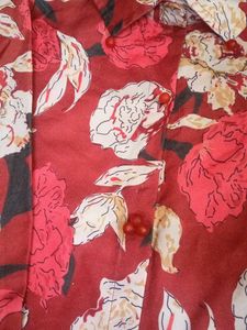 Floral Shirt Dress Cordset