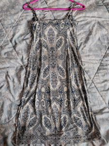 Boho Paisley Print Maxi Dress