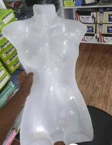 1 piece Translucent Mannequin Torso Display Form