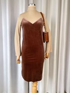 Korean Velvet Dress