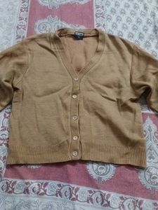 Classic Tan Cardigan