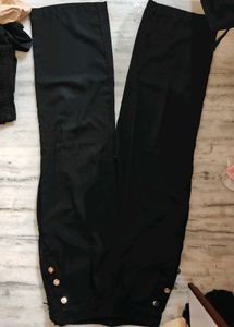 Chic Black Wide-Leg Sailor Pants