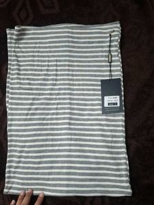 striped long skirt