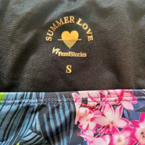 Tropical Print Bikini Bottoms