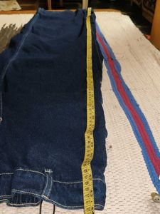 Dark Wash Lace-Up Jeans