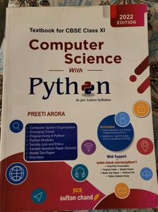 Class 11 XI Python Coding Book