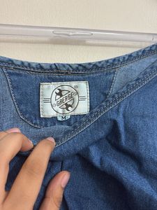 Denim Sleeveless Top
