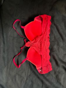 Lace Trimmed Push-Up Bra