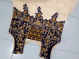 Anarkali Suit With Pant &amp; Dupatta
