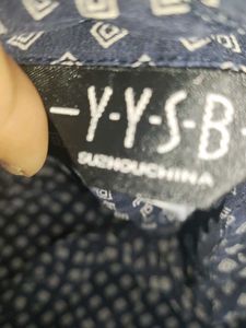 Patterned Button-Down Shirt