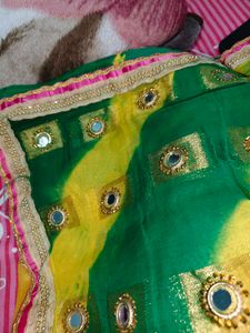 Beautiful Designer Chanderi Saree In Three Colour