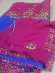 Stunning Embroidered Saree