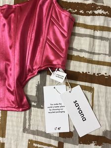 Savana Pink Corset Top